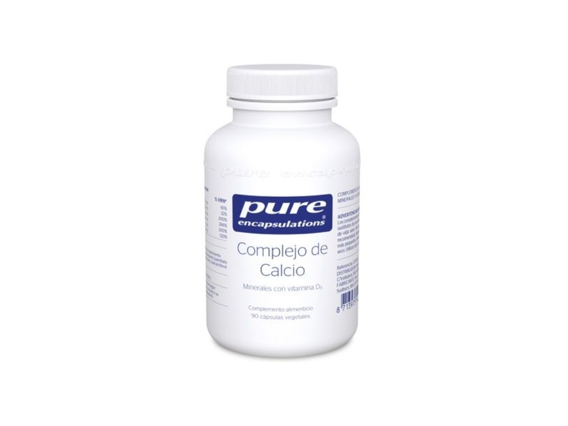 Suplemento Alimenticio PURE ENCAPSULATIONS Complejo de Calcio X 90 Cápsulas