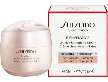 Crema Facial SHISEIDO Benefiance Wrinkle Smoothing Cream (75ml)