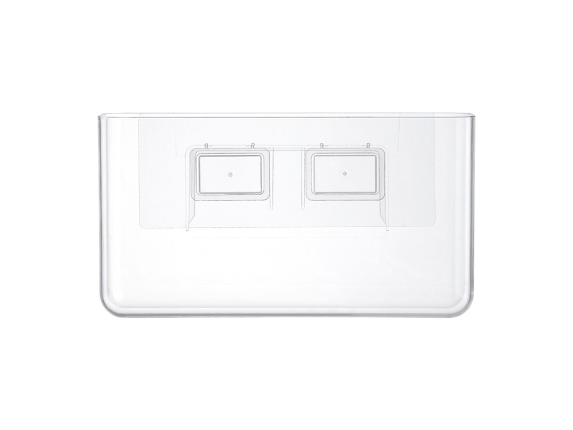 Caja De Almacenamiento Para Baño De Montaje En Pared, No Requiere Perforación, Transparente, Organizador De Ducha Multifuncional.
