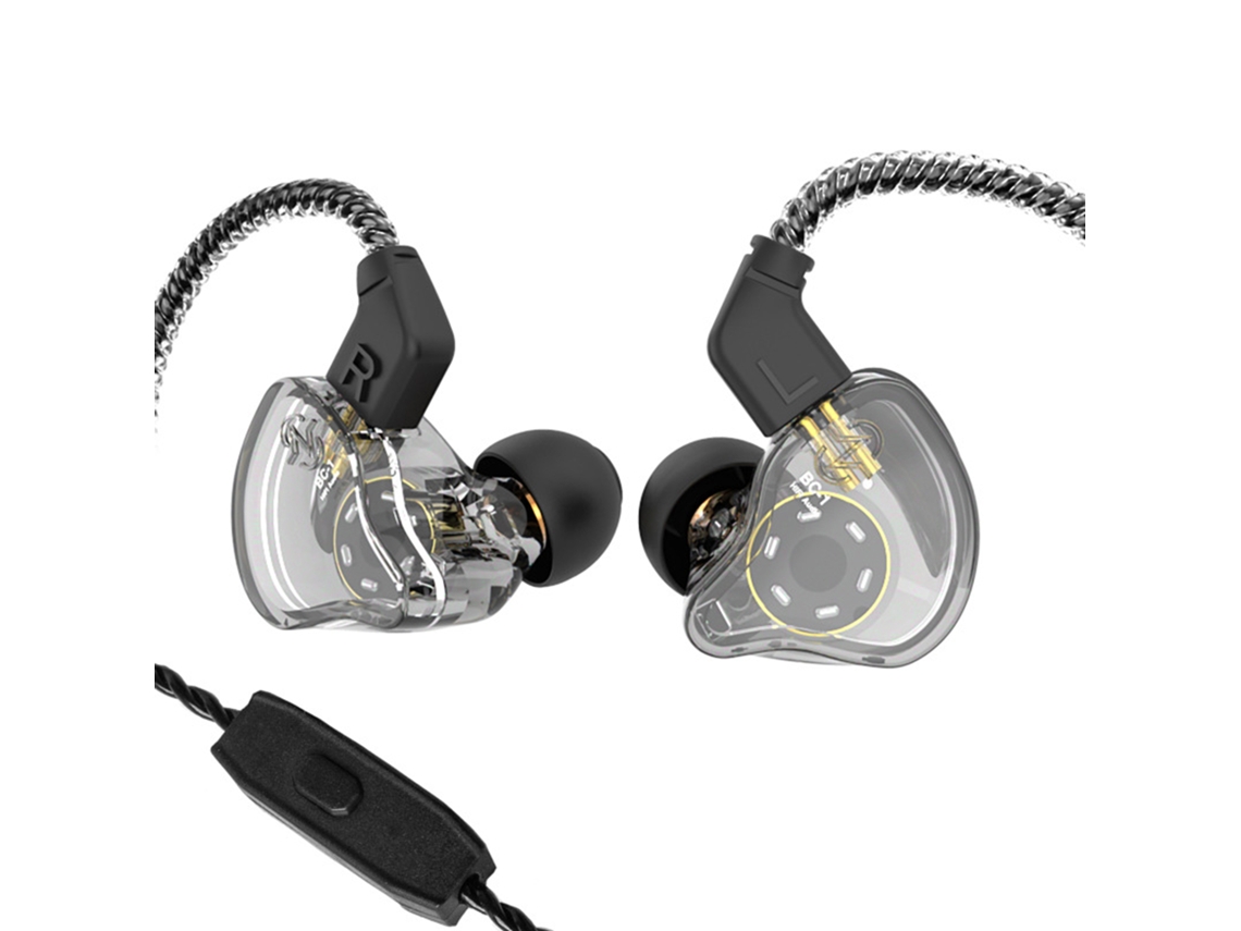 Auriculares Intrauditivos Ccz Melody Con Cancelación De Ruido, 10mm Bobina Dinámica, Sonido Hi-fi Estéreo, Cableados Para Escenario Y Cantantes