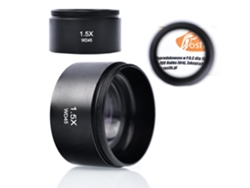 Lente de microscopio estereoscópico de 1,5 aumentos – Alta calidad | Distancia de trabajo de 45 mm | Rosca de 48 mm