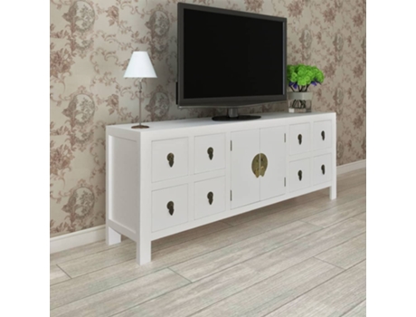 Mueble De Tv VIDAXL Madera contrachapada (110x24x48 cm )