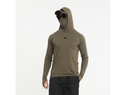 Camisa de manga larga para hombre Yuysan con protección solar y mascarilla, ideal para la pesca, de secado rápido y con protección UV.