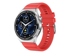 Reloj inteligente resistente al agua IP68 con correa de silicona de 1,3 pulgadas y correa de silicona negra. Ly Ebike