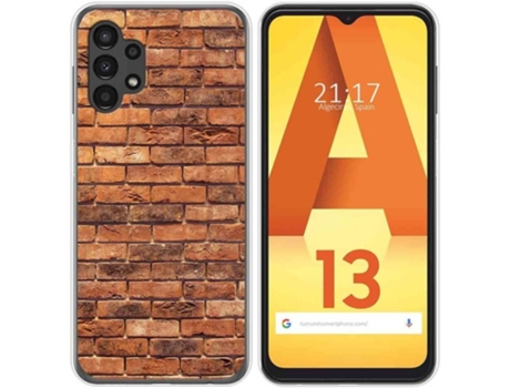 Carcasa para Samsung Galaxy A13 4G TUMUNDOSMARTPHONE Dibujos Ladrillo 04 Multicolor