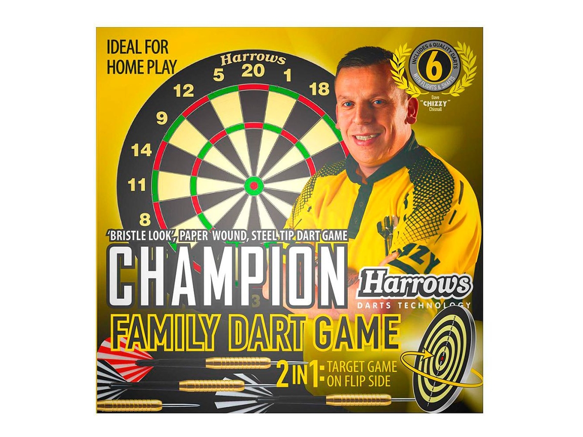 Jogo de Dardo Chizzy Champion Amareloharrows