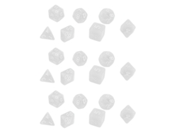 Juego De 21 Dados Numéricos De Plástico Portátiles E Impermeables Para Juegos De Mesa Y Material Escolar.