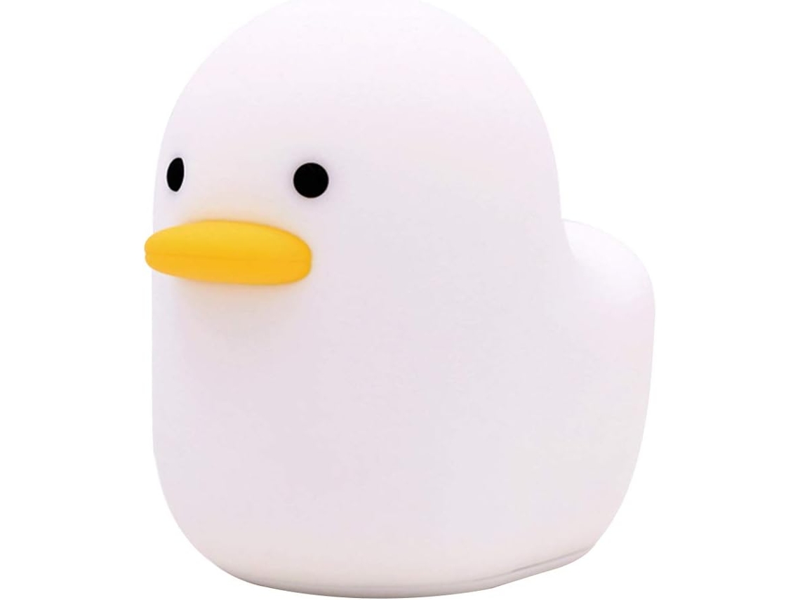 Lámpara De Escritorio Con Forma De Pato De Silicona (1 Unidad), Recargable Por Usb, Con Diseño De Dibujos Animados, Para Adultos.