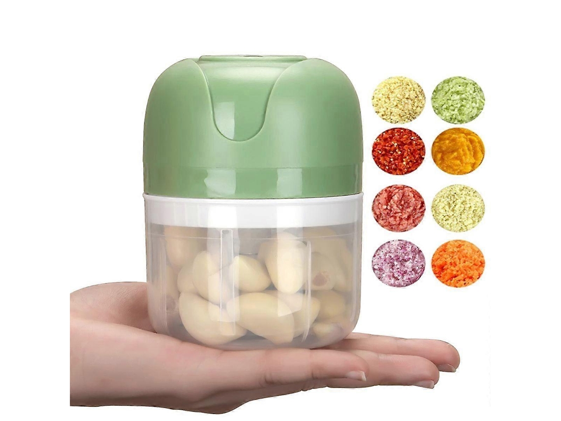 Prensa de ajos eléctrica portátil, mini prensa de ajos recargable para picar jengibre, pimientos, frutas y cebollas. Rosewell