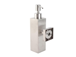 Dispensador de jabón y loción de acero inoxidable, Rosewell Home - Dispensador manual de pared para baño