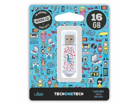 Pendrive TECH ONE TECH Música Sueño 16gb