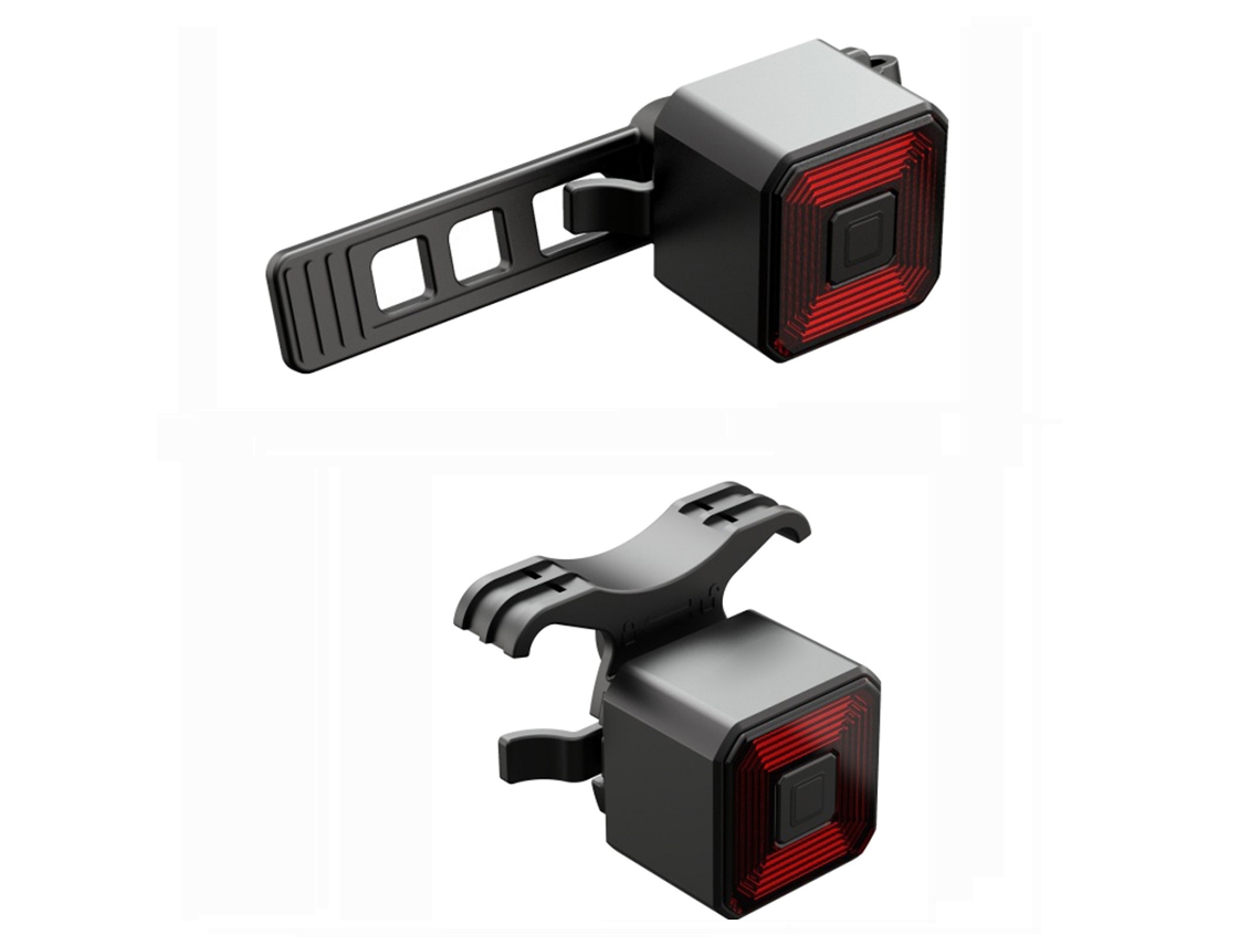 Luz Trasera Inteligente Para Bicicleta Súper Brillante Con Sensor De Freno, Recargable Por Usb, Led Resistente Al Agua.