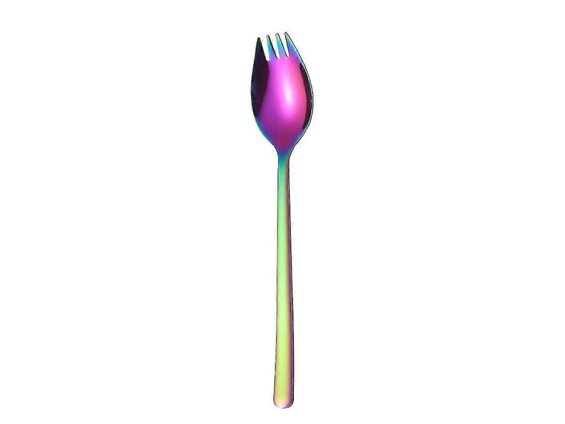Juego multifuncional 2 en 1 de cuchara-tenedor, tenedor, pasta, ensalada de frutas, utensilios de cocina y restaurante S2024123017367