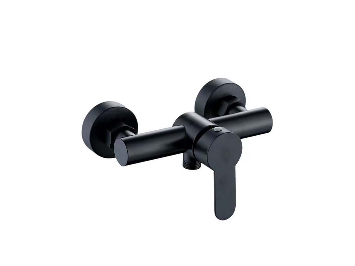 Grifo De Ducha De Arce De Acero Inoxidable 304, Grifo De Ducha De Agua Caliente Y Fría, Negro