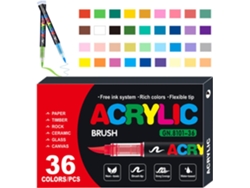 Marcador De Tinta Acrílica Générique, Caneta Para Pintura Artística E Artesanato, Marcadores Artísticos À