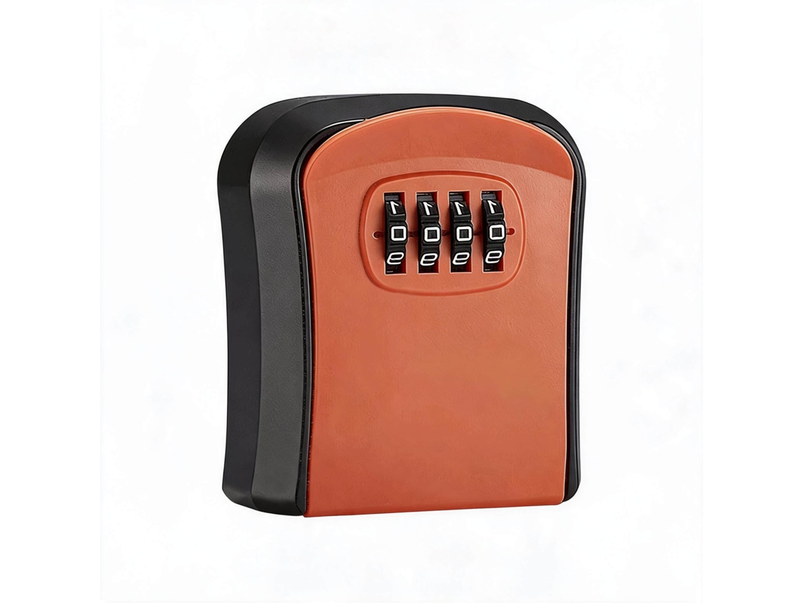 Caja De Llaves Chrui Segredo 4 Dígitos 8x4x9.5cm (naranja)