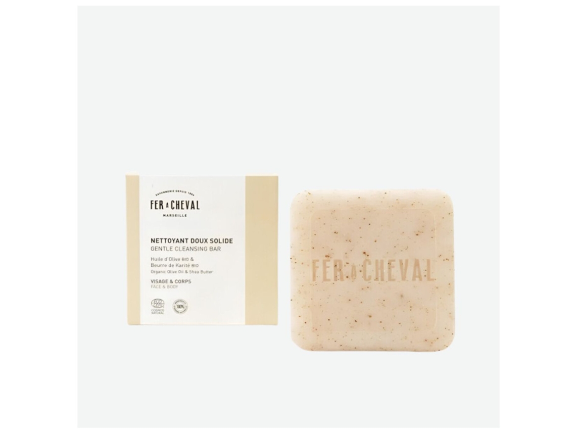 Gel de ducha sólido suave para rostro y cuerpo 100 g Fer A Cheval