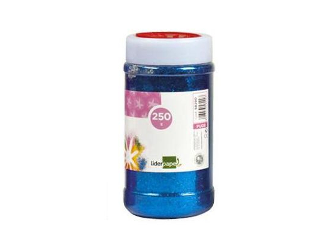 Purpurina Liderpapel Fantasia Color Azul Metálico 250 Gr.