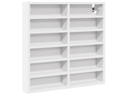Maison Exclusive - Vitrina De Madera Ingeniería Blanca 60x8,5x58 Cm