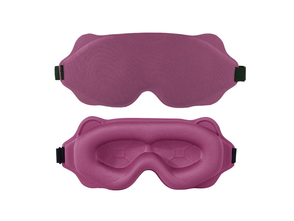 Antifaz Para Dormir 3d Con Bloqueo Total De Luz, No Presiona Los Ojos Al Dormir De Lado, Ajustable, Digitallab Rojo