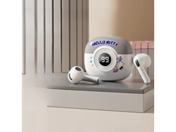 Fones de Ouvido Sem Fio Bluetooth 5.3 , Fones de Ouvido Esportivos Estéreo com Controle por Toque. MDUG (brancos)