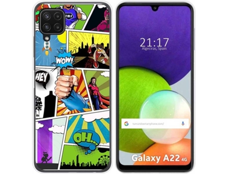 Carcasa Samsung Galaxy A22 4G / M22 TUMUNDOSMARTPHONE Comic Multicolor