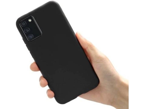Carcasa Samsung Galaxy A02s PHONECARE Silicona Liquida Negro