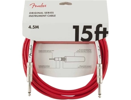 Cable para Instrumentos FENDER Original Series Jack/Jack Fiesta Red (9 m)