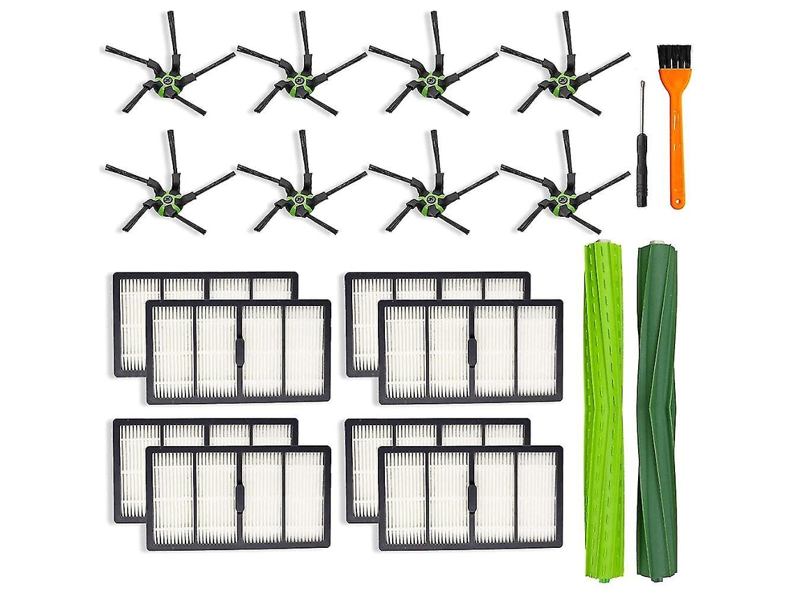 Compatible con filtros, cepillos laterales y cepillos giratorios del Irobot Roomba S9 (9150)