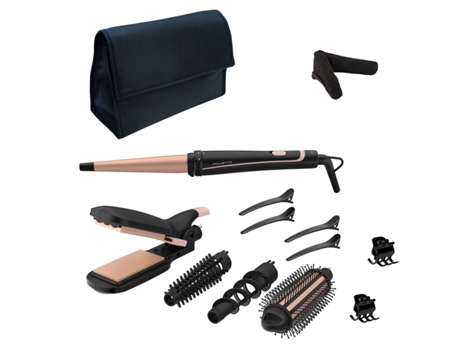 Rowenta Infinite Looks Cf4231F0 Hot Black Bronze Multistyler Herramienta para el cabello 1.8 M