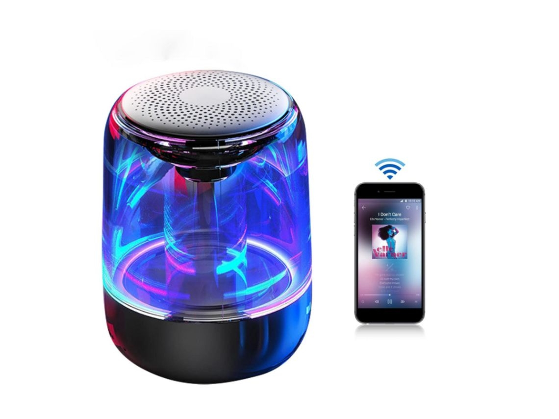 Altavoz portátil Sem Subwoofer Som Estéreo VEANXIN Bluetooth Negro