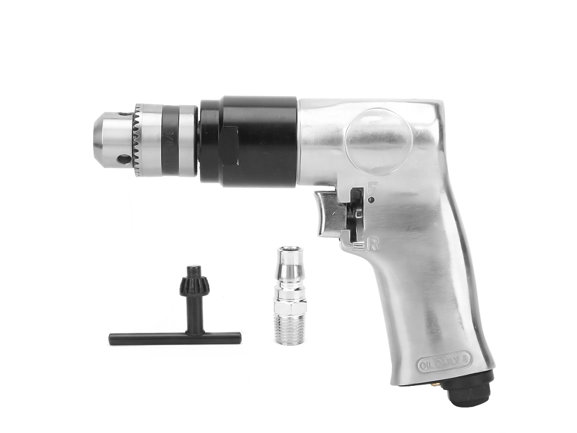 Taladro Neumático Industrial De 3/8 De Pulgada Con Conector Rápido De Estilo Japonés Y Llave De 1,5-10 Mm.