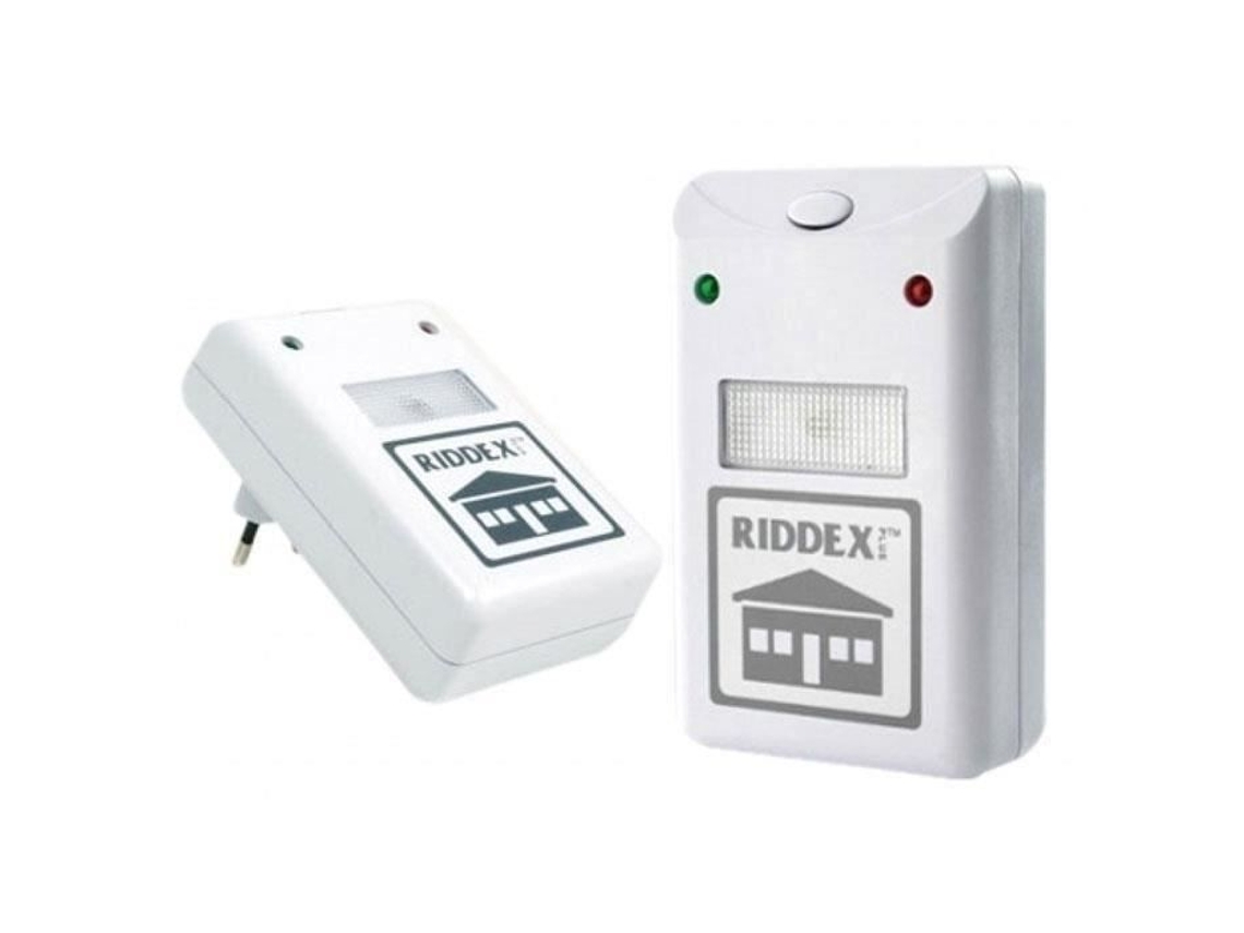 SHOP-STORY - RIDDEX PLUS - Repulse repelente de plagas ultrasónico para roedores, ratas, insectos, parásitos y otros poderes S/MARCA