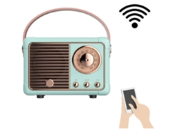 Altavoz Bluetooth azul YIZHOOD