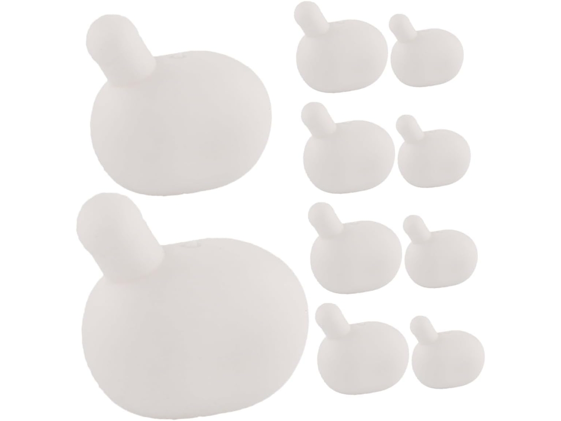 Bolas de burbujas de silicona para muñecas, juego de 10 unidades, accesorios creativos para proyectos de bricolaje.