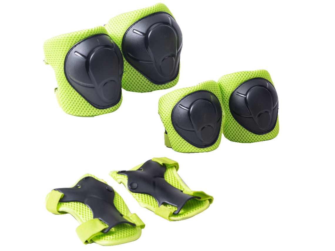 Kit de protección infantil 6 en 1, Talla: S, Verde