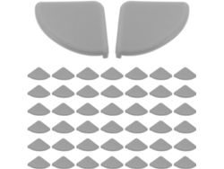 Protectores Protectores 50 Esquinas Silicona Gris Piezas