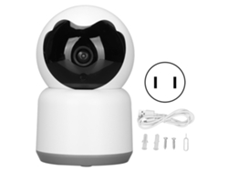 Cámara De Seguridad Para Interiores Tuya 1080p Para Bebés Y Mascotas Con Detección De Movimiento, Audio Bidireccional, Visión Nocturna Y Wifi.