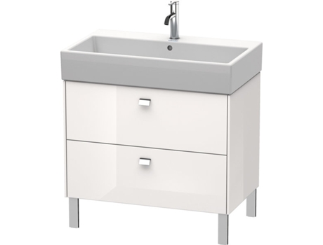 Mueble de aseo DURAVIT Brioso de pie 78,4 x 45,9 cm 2 extraíbles extraíble superior incl. hueco para sifón y delantal para lavabo Vero Air 23508