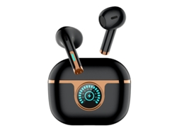 Auriculares Inalámbricos Bluetooth, Auriculares 5.3, Auriculares Con Cancelación De Ruido Enc, Negro