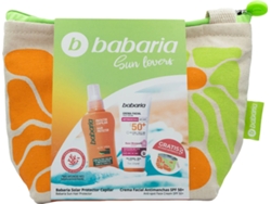Necessaire Sunshine BABARIA Rosa Mosqueta Protetor Solar Facial + Protetor Capilar