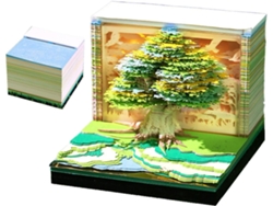 Calendario Con Forma De Reloj, Con Escultura 3d 2026, Diseño De Casa En El Árbol Con Río, Bosque