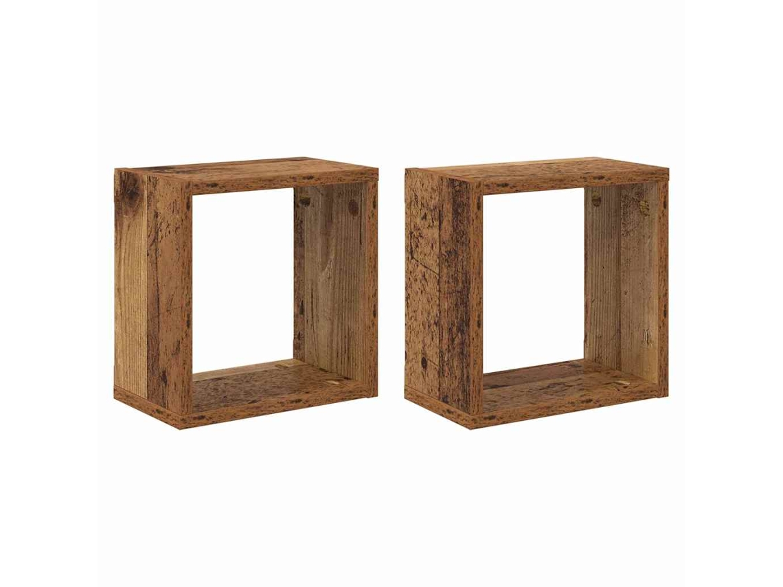 Estante De Pared | Estante Flotante | Estantería Pared Madera Vieja Madera De Ingeniería