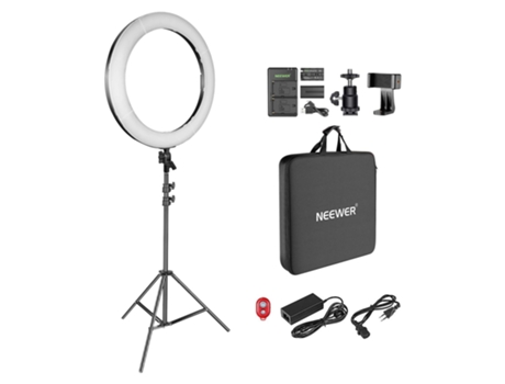 Ringlight 18 46cm Aro de luz profesional bicolor con pilas incluidas NEEWER