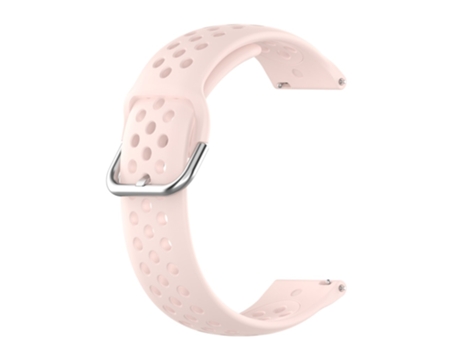 Correa de Silicona Agujeros de aire de 22mm de ancho para Huawei Watch 3/3 Pro/Samsung Amazfit Watch - rosa