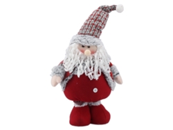 Muñeco Decorativo Retráctil De Papá Noel Para Decoración Navideña Del Hogar Y Fiestas, Hecho De Franela, 49x27cm