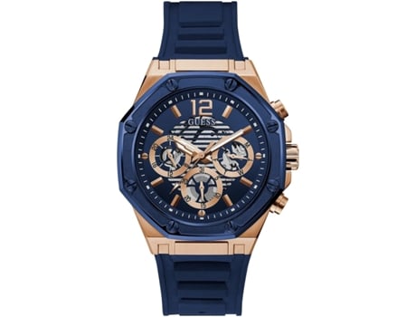 Reloj GUESS Hombre (Silicona - Azul)