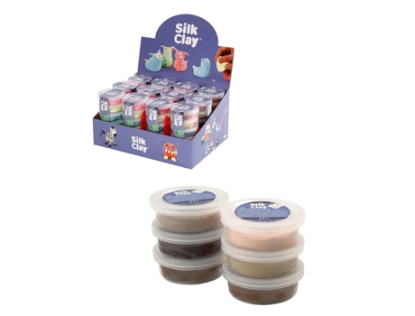 Plastilina 18 colores Silk Clay