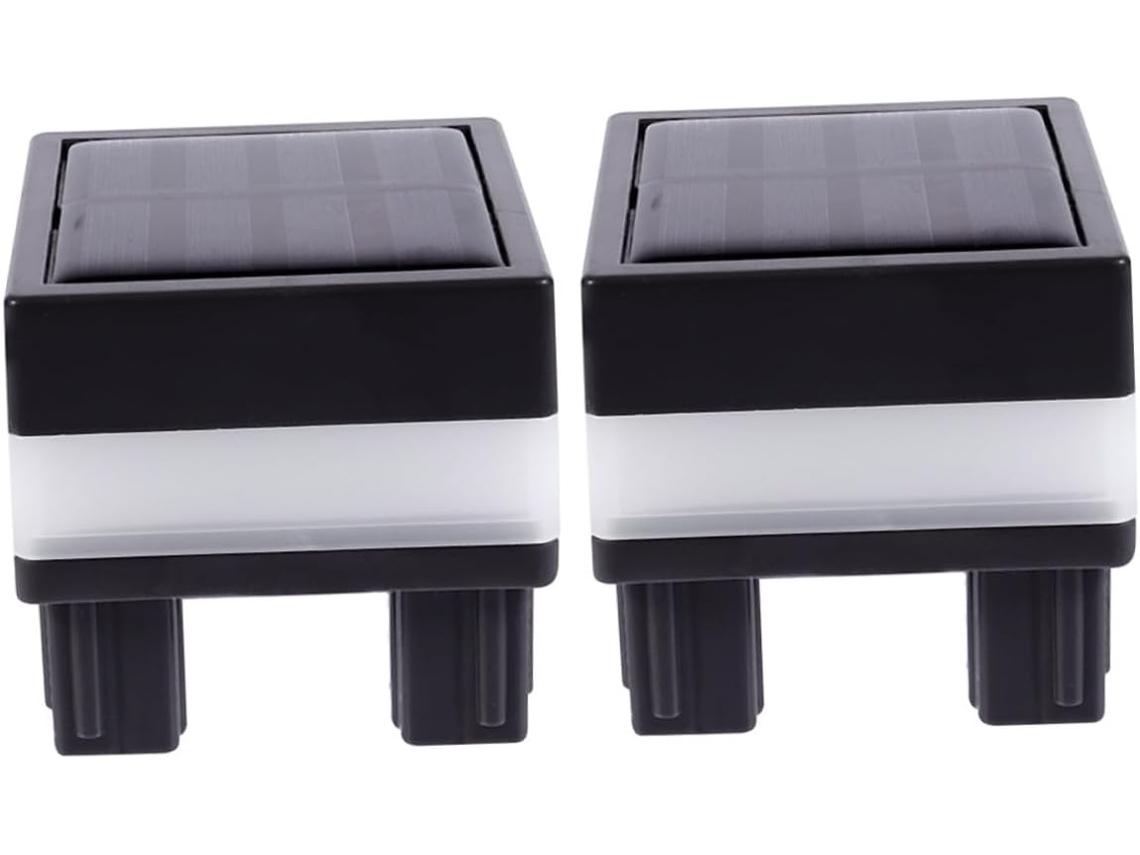 Piezas De Luces Solares Impermeables Para Cercas Exteriores