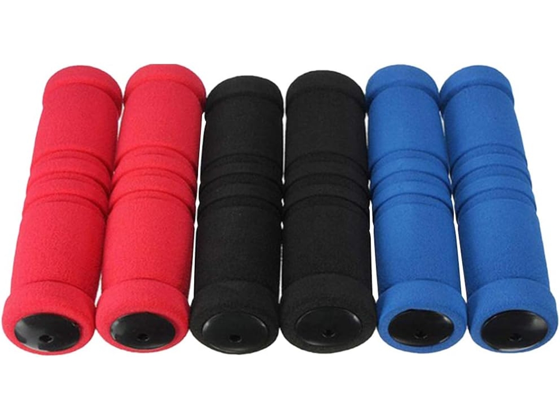 Protectores ergonómicos de silicona para el manillar de la bicicleta
